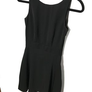 MOON A-LINE BLACK Midi DRESS